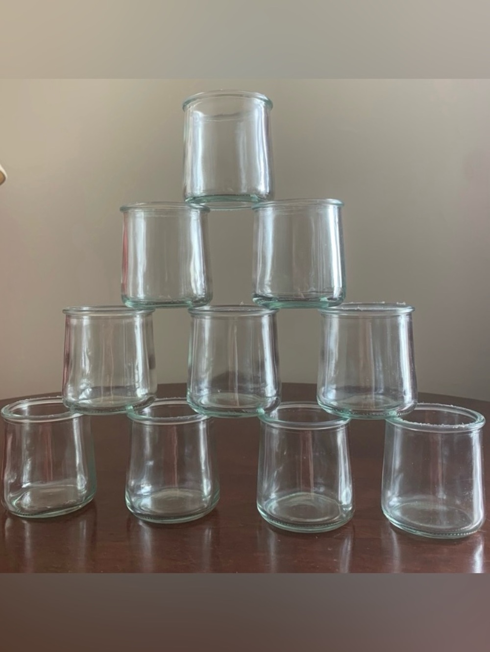Set of 10 La Fermiere Clear Jars